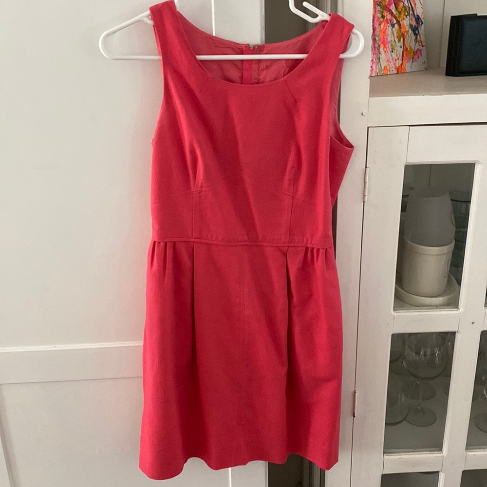 J Crew coral dress